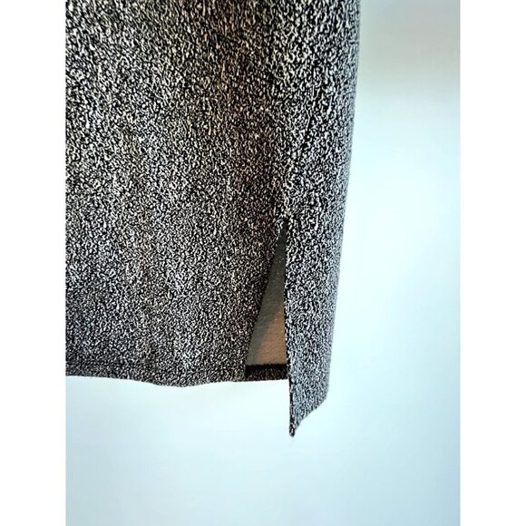 14th & Union Black & White Pull On Pencil Sweater Skirt Size Medium - Picture 5 of 11
